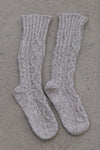 SWAYING 24 Autumn and Winter Coarse Twisted Handmade Socks SW-SW24AW4P12-QH Light Gray SW-SW24AW4P11